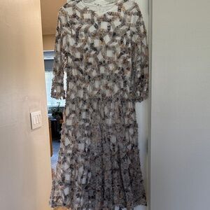 Dainty Jewells Stained Glass midi dress in Grey